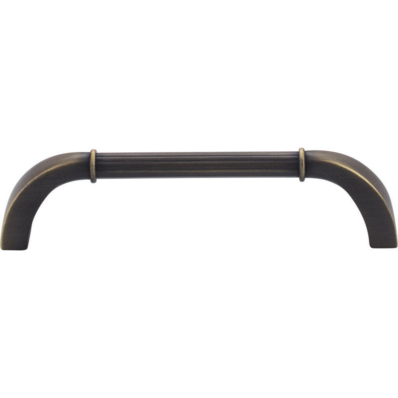 Cordova Bar Pull, 5 1/16", Antique Brushed Satin Brass