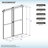 66-72" Width x 76" Height Frameless Double Sliding Shower Door with Stainless Steel Hardware, 5/16"(8mm) Clear Tempered Glass | Safe, Explosion-Resistant-120568264