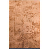 Rapture Contemporary Glossy Rust Orange Area Rug
