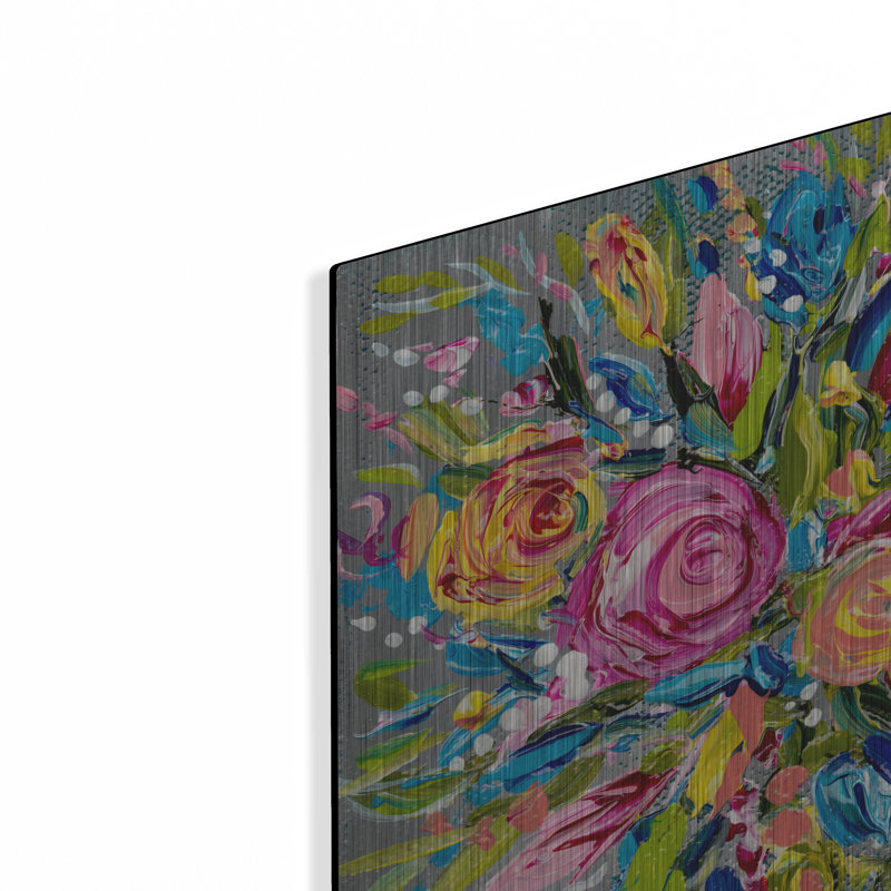 «Spring Bouquet» par Estelle Grengs, H 12 po x l 12 po
