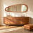 Asymmetrical Wood Framed Accent Wall Mirror-1416182758-1432366063