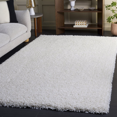 Tapis blanc touffeté Gundelinda