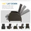 Chaise longue d'extérieur 30 po avec coussins