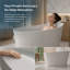 Baignoire de trempage autoportante ergonomique à surface solide, résine de pierre, trempage profond, appui-tête et soutien lombaire-129227783