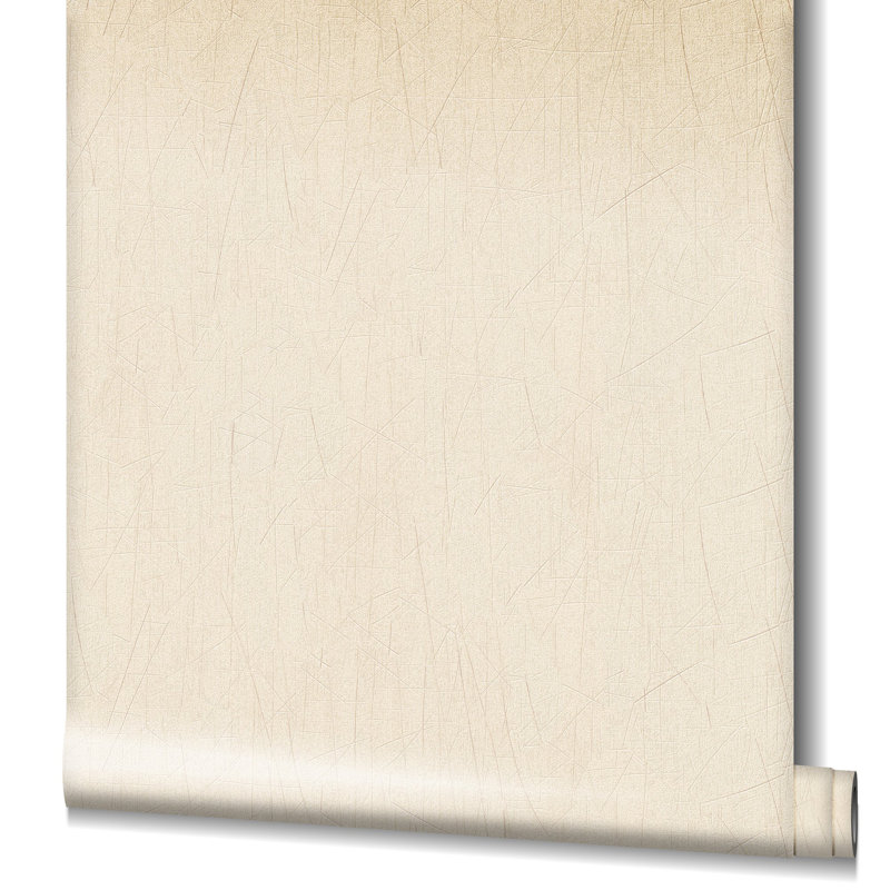 Rouleau de papier peint texturé Earth Collection, Crème, crème