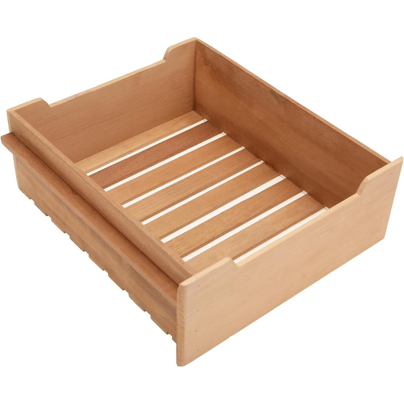 Tablette avec tiroir en bois de cèdre espagnol pour humidificateur à cigares 33L