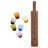 Latitude Run® Colourful 2 Oz Shot Glasses With Flight Board