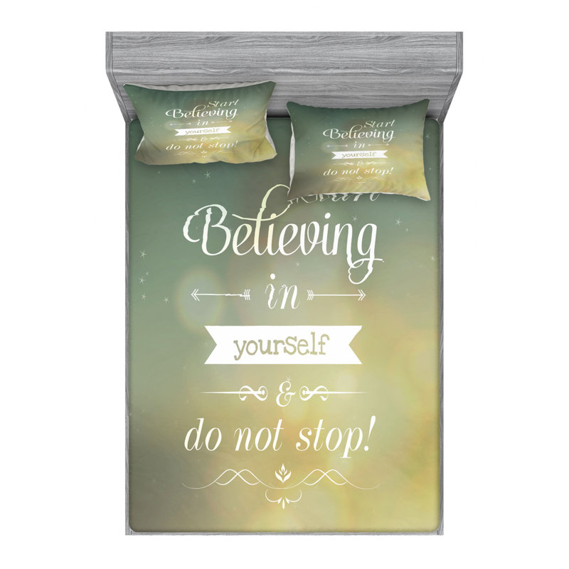 Microfiber Sheet Set, Queen Sheet Set with Fitted Sheet