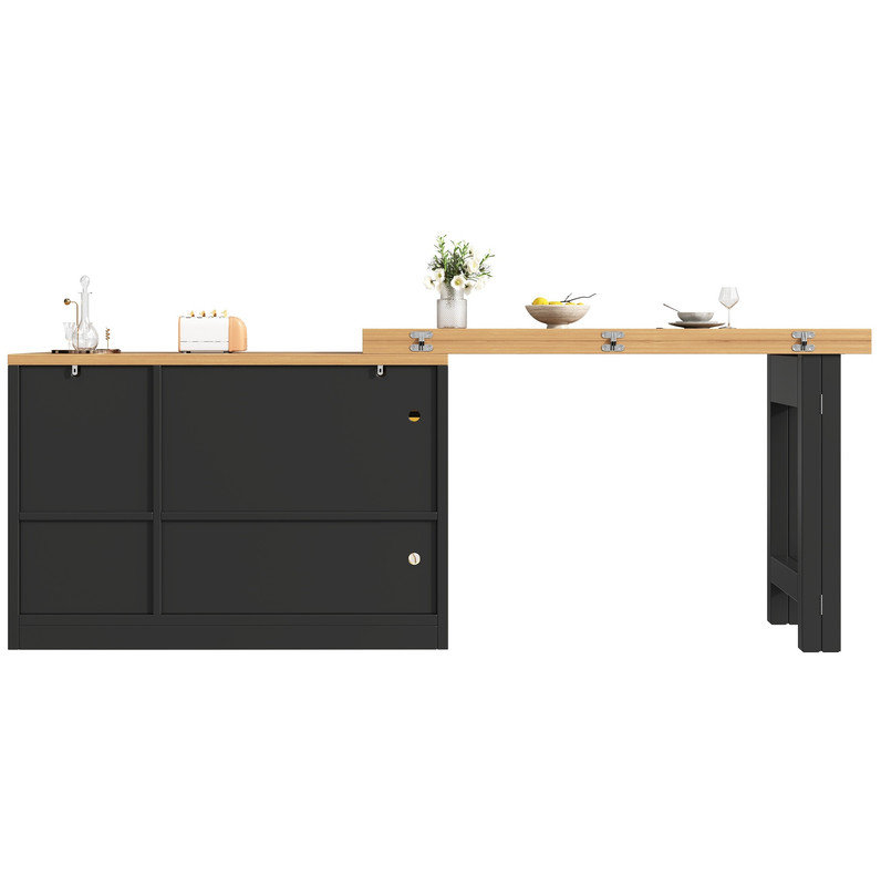 Kitchen Island, Black