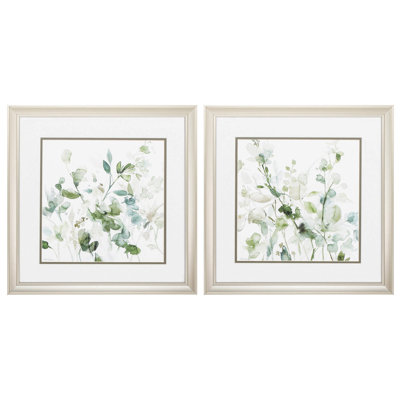 «Sage Garden», ensemble de 2 reproductions encadrées