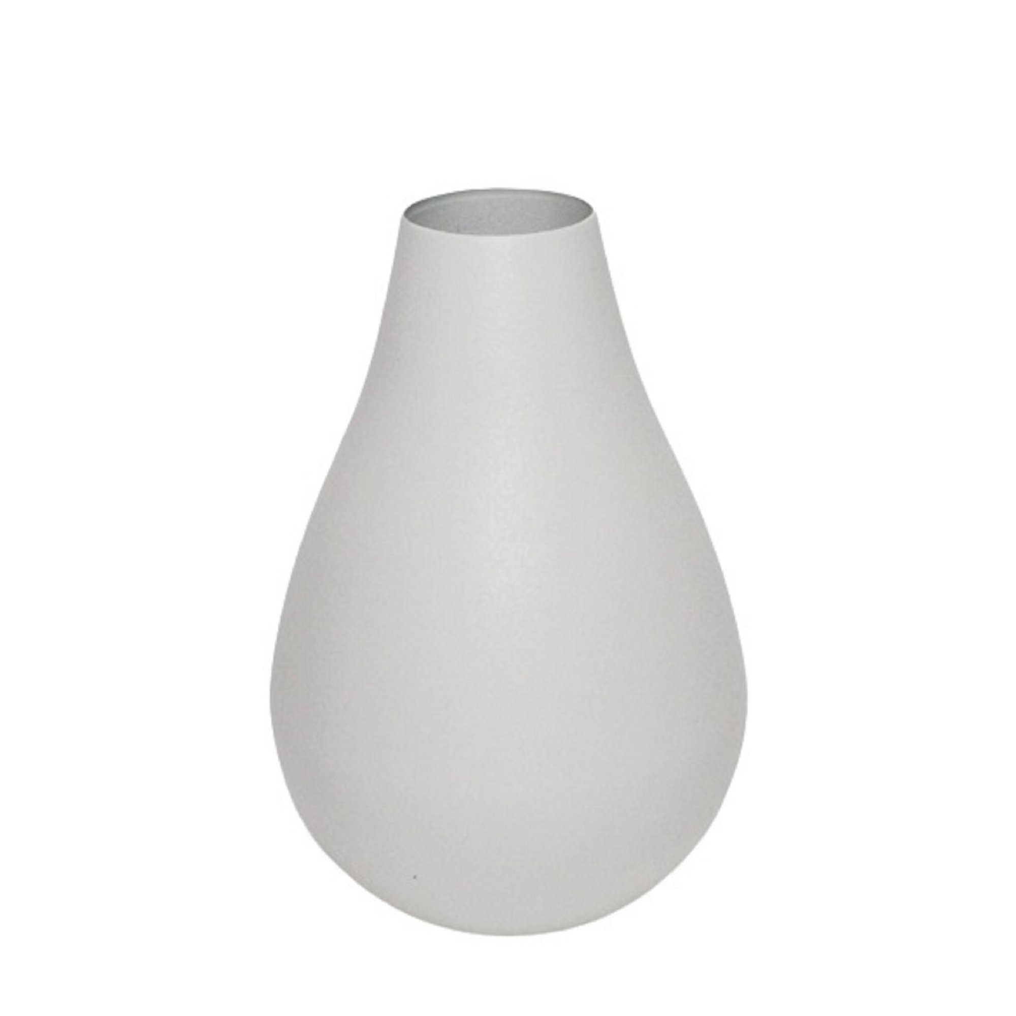Jenny Aluminum Table Vase, White