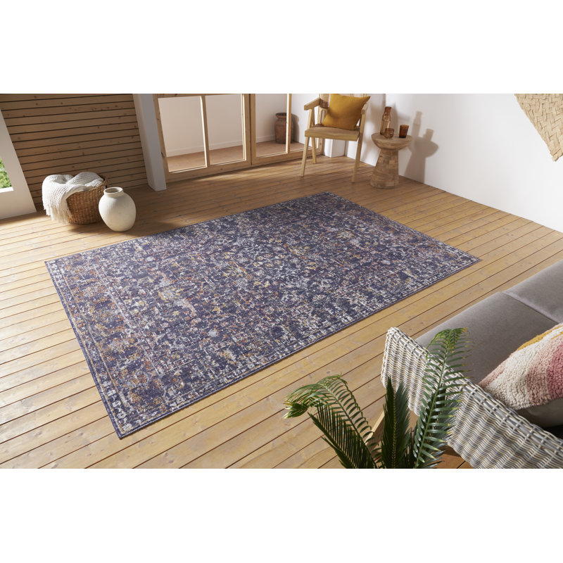 Sues Grey Indoor/Outdoor Rug, Rectangle 155 x 235 cm