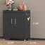 Armoire de rangement en métal robuste avec serrure et 2 clés
