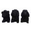 Helpful Monkeys Wood Sculptures (Set Of 3)