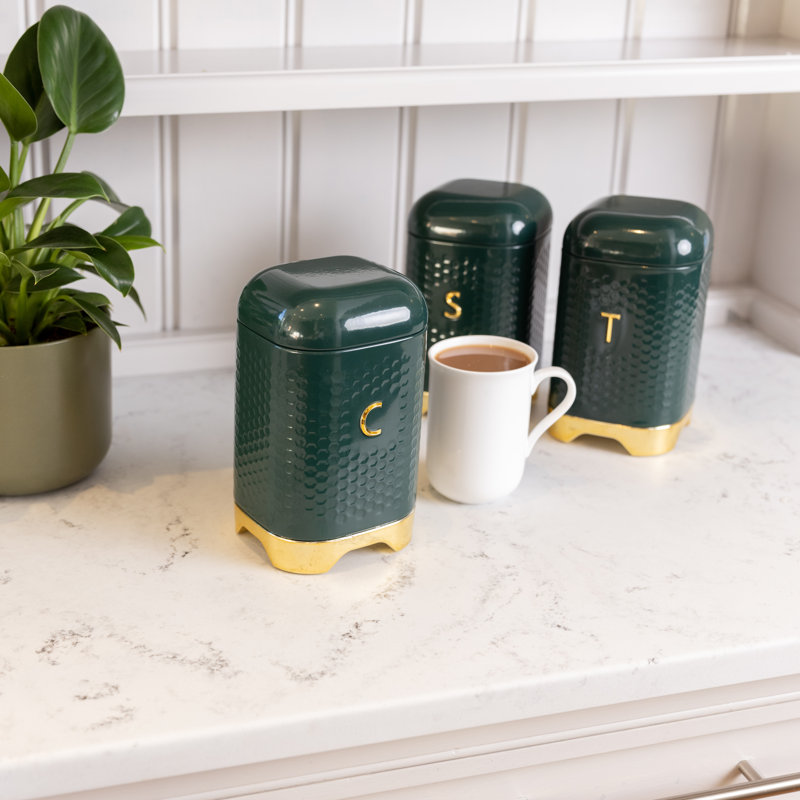 Lovello Coffee Kitchen Canister, Green