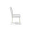 Ensemble de mobilier de salle à manger 7 pièces composé d'une table ovale en bois avec feuille papillon et de 6 chaises de salle à manger Parson en similicuir blanc, 42 x 60 pouces, lin blanc-1271931451-1272194794-1321449419