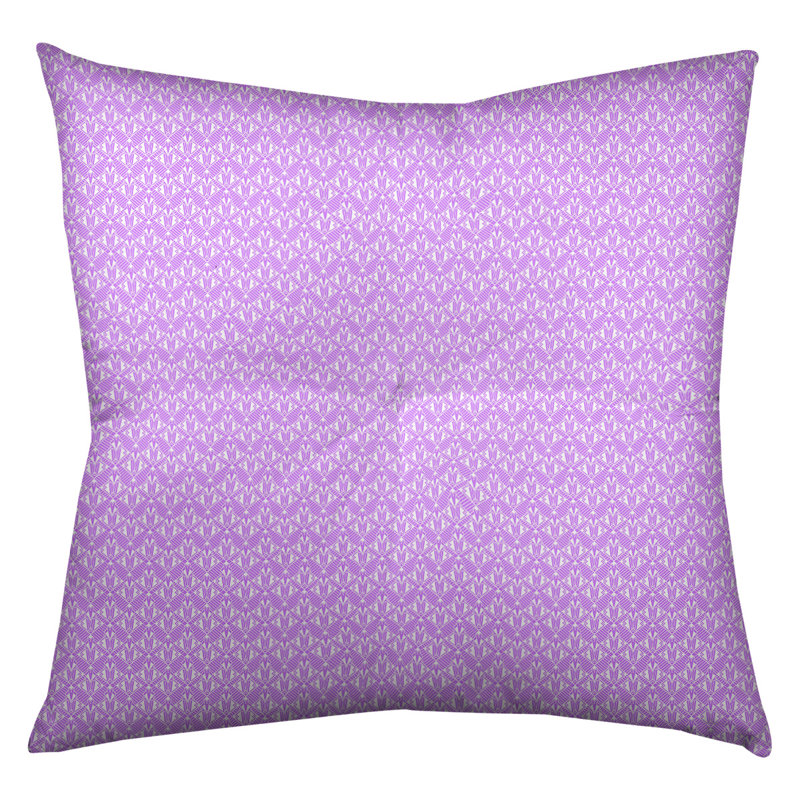 Coussin de sol Katelyn Elizabeth, 26 po x 26 po, Violet