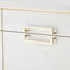 Palm Gate Media Cabinet - Cloud White