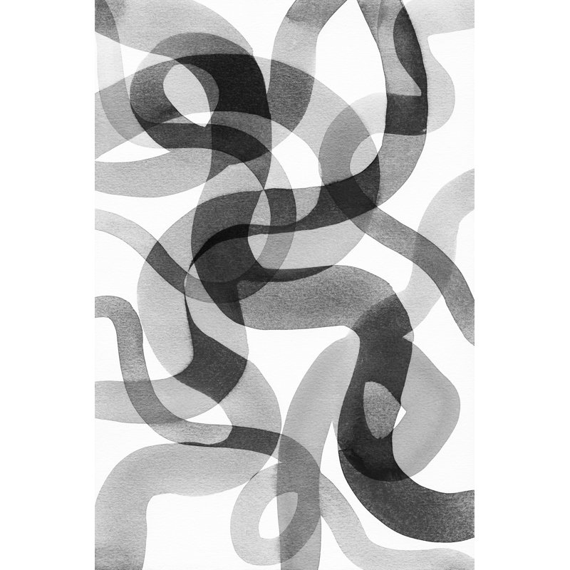 Meander IV - Wrapped Canvas Print, 46cm H x 30cm W x 3.8cm D
