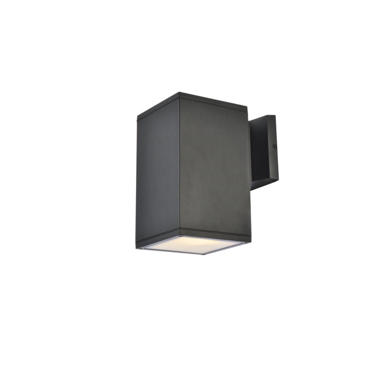 Addilynn Wall Light, Black, 7.88" H x 7" W x 4.75" D