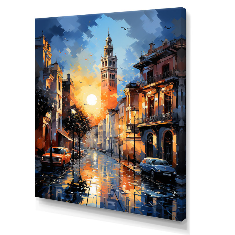 Reproduction d'art sur toile, Giralda III, Espagne, H 20 po x l 12 po x P 1 po, Toile tendue