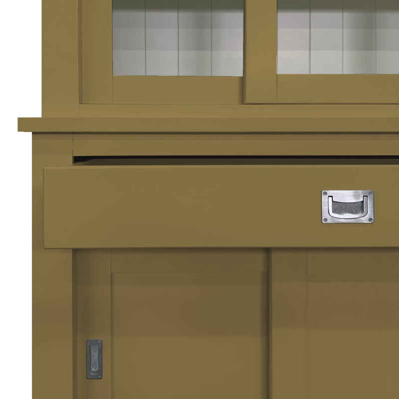 Antione Display Cabinet, Green Brown