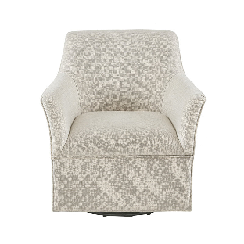 Fauteuil oscillant pivotant, Crème, crème