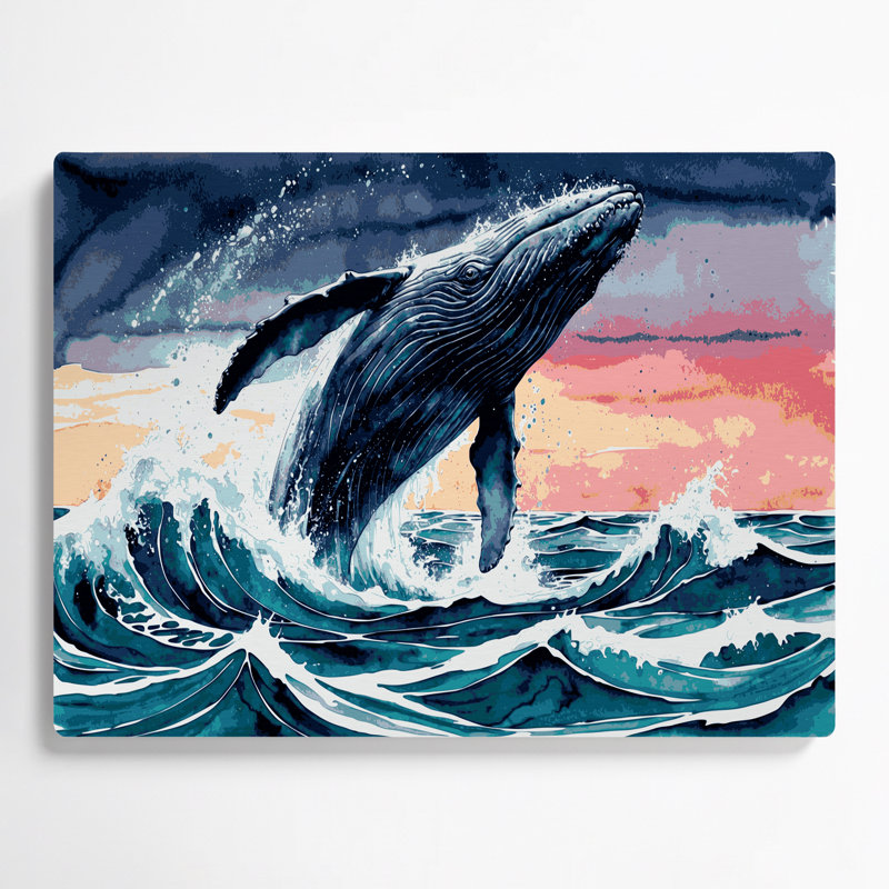 Art mural bleu en métal Coastal, H 11 po x l 14 po