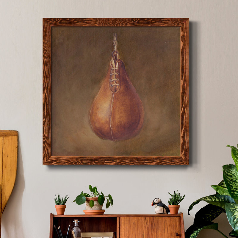 Rustic Sports II - Toile encadrée de qualité supérieure - prête à être accrochée, Cadre en érable, H 20 po x l 20 po x P 1 po