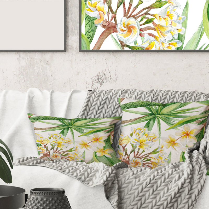 Floral Throw Pillow