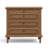 Vintage 28.3''W 3-Drawer Solid Wood Nightstand with Built-in Outlets and Pull-out Shelf, Fully Assembled-2021801617