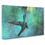 Green Hummingbird Painting - Wrapped Canvas-56657004