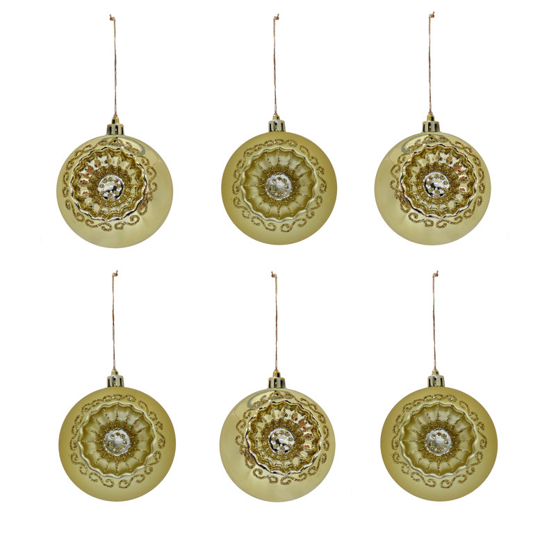 Ornements incassables The Holiday Aisle® 6 pièces, Or
