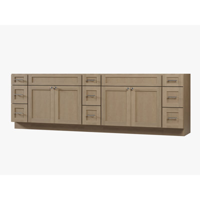 108 Double Bathroom Vanity Base Only