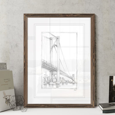 " Suspension Bridge Study I " by Ethan Harper