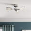 Nevaeh Glass Semi Flush Mount-13189310