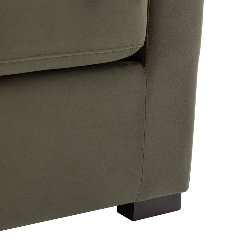 Fauteuil d'appoint Bennett, Polyester vert
