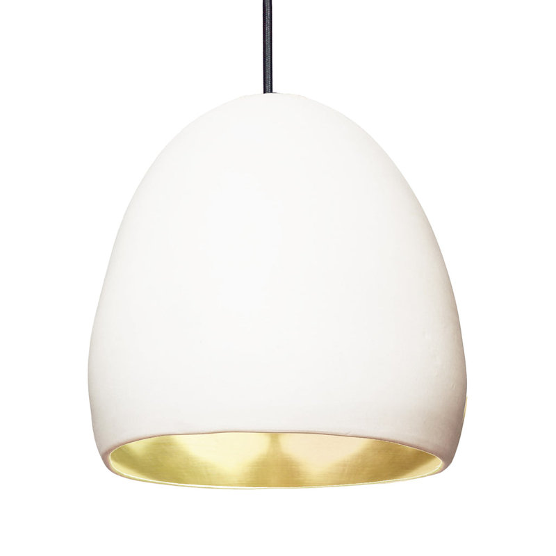 Leaf 8 - Light Porcelain Chandelier, LED, 24" H x 22" W x 22" D, Matte Black