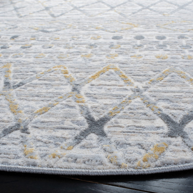 Lagoon Performance Southwestern Rug, Round 6'7"