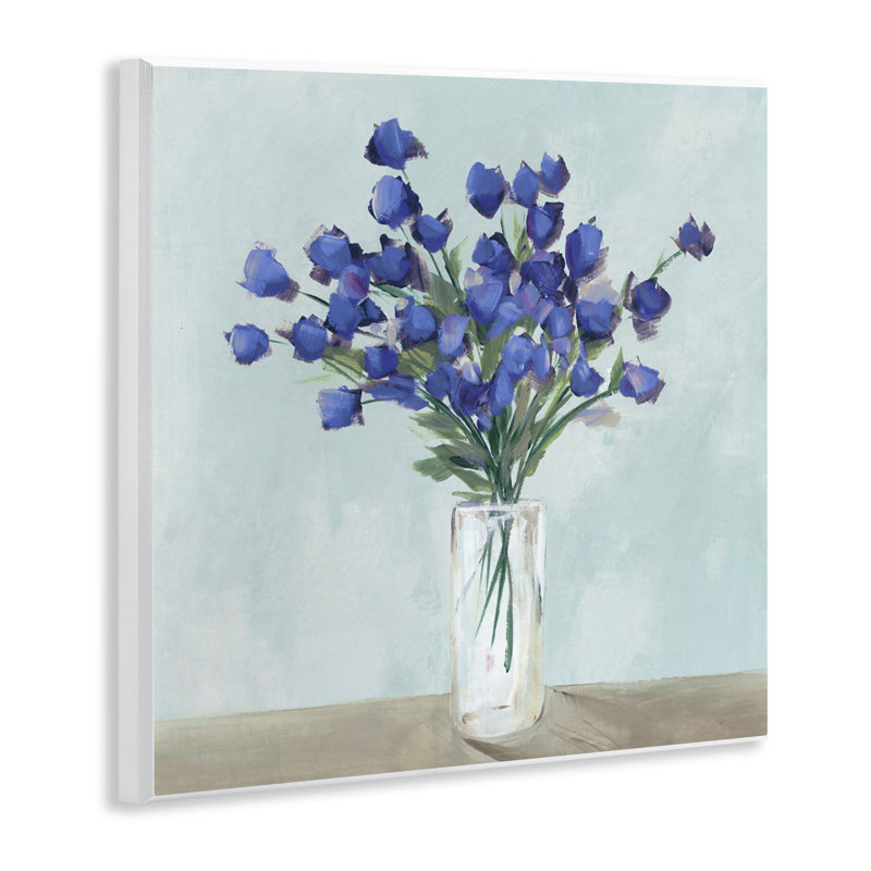 Blossoms Of Indigo Wall Plaque, design by Aria K.