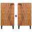 Solid Wood Rectangle Accent Cabinet-2106495381