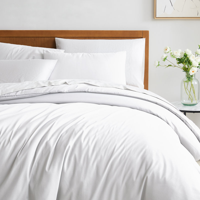 Vilano Springs ® Oversized Duvet Cover Set Microfiber with corner ties and zipper closure, Sky Blue