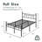 18" Platform full bed frame,Heavy Duty metal bed frame, No Box Spring Needed, Noise Free, Double Beds for Couples & Families, Perfect for Master Bedrooms-782550854