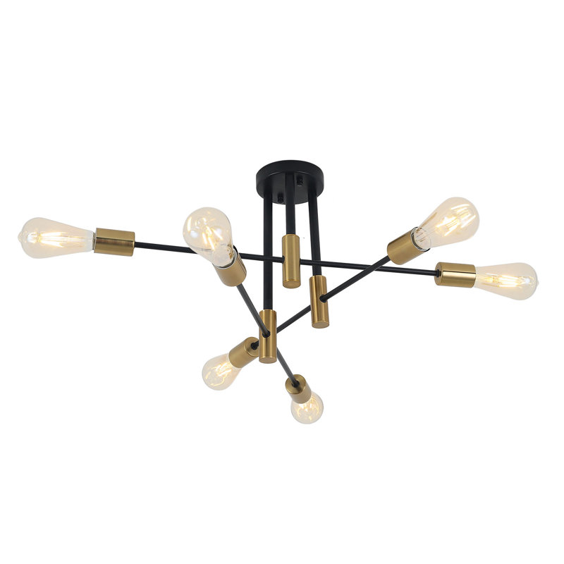Lustre sphérique spoutnik 6 lumières Carleon