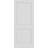 Shaker 2-Panel No Bore Primed Solid Composite Core Wood Interior Door Slab-96370196