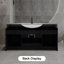Meuble-lavabo flottant simple 39,4 pouces avec plateau en faux marbre