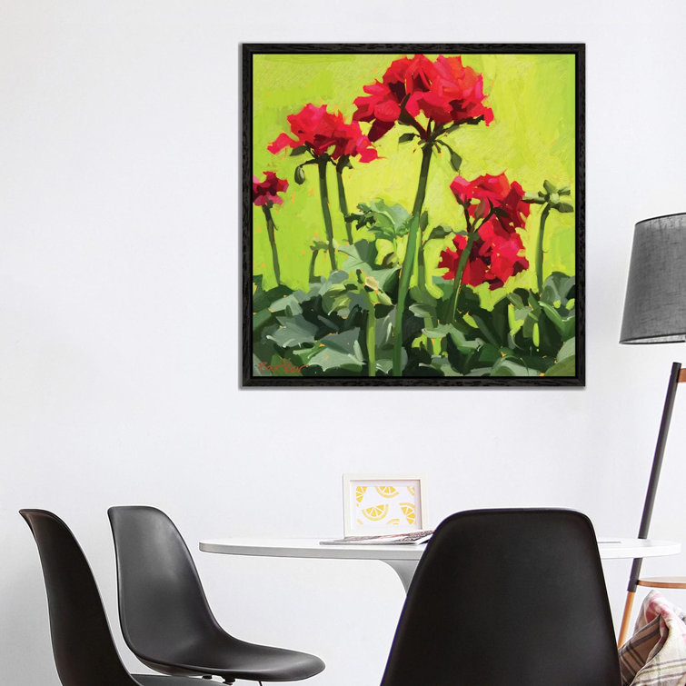 Geranium Love by Teddi Parker - Gallery-Wrapped Canvas Giclée on Canvas