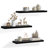Solid Wood Floating Shelf (Set of 3)-70109173