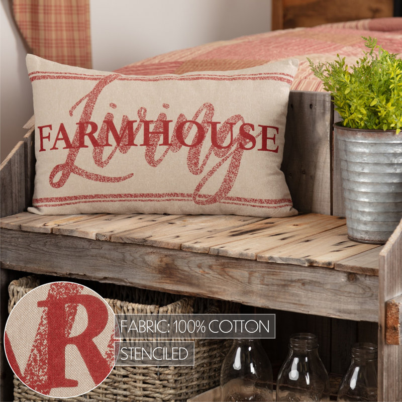 Sawyer Mill Solid Colour Cotton Reversible Throw Pillow