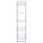 Philomene 79'' H x 31.5'' W Stainless Steel Etagere Bookcase-1704548101